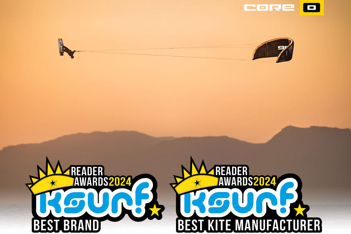 IKsurf Awards Core as Best Kite Brand and Manufacturer for 2024