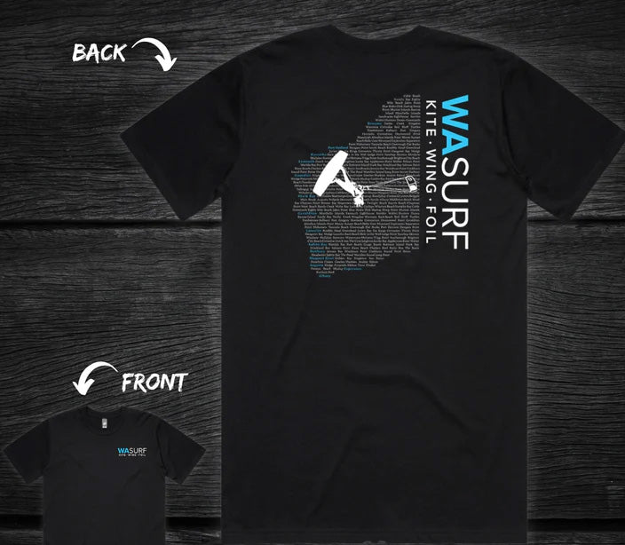 WA Surf Kite Wing Foil T-shirt